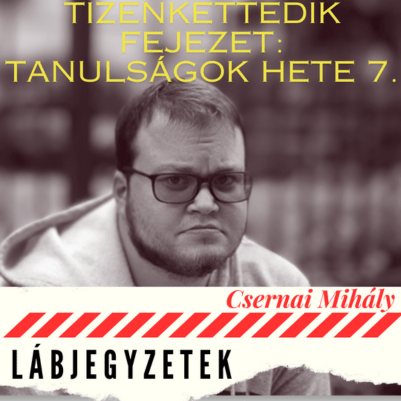 Tanulságok Hete 7.